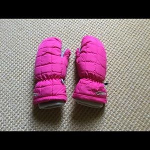 Girls Pink Ski Mittens, Hotfingers